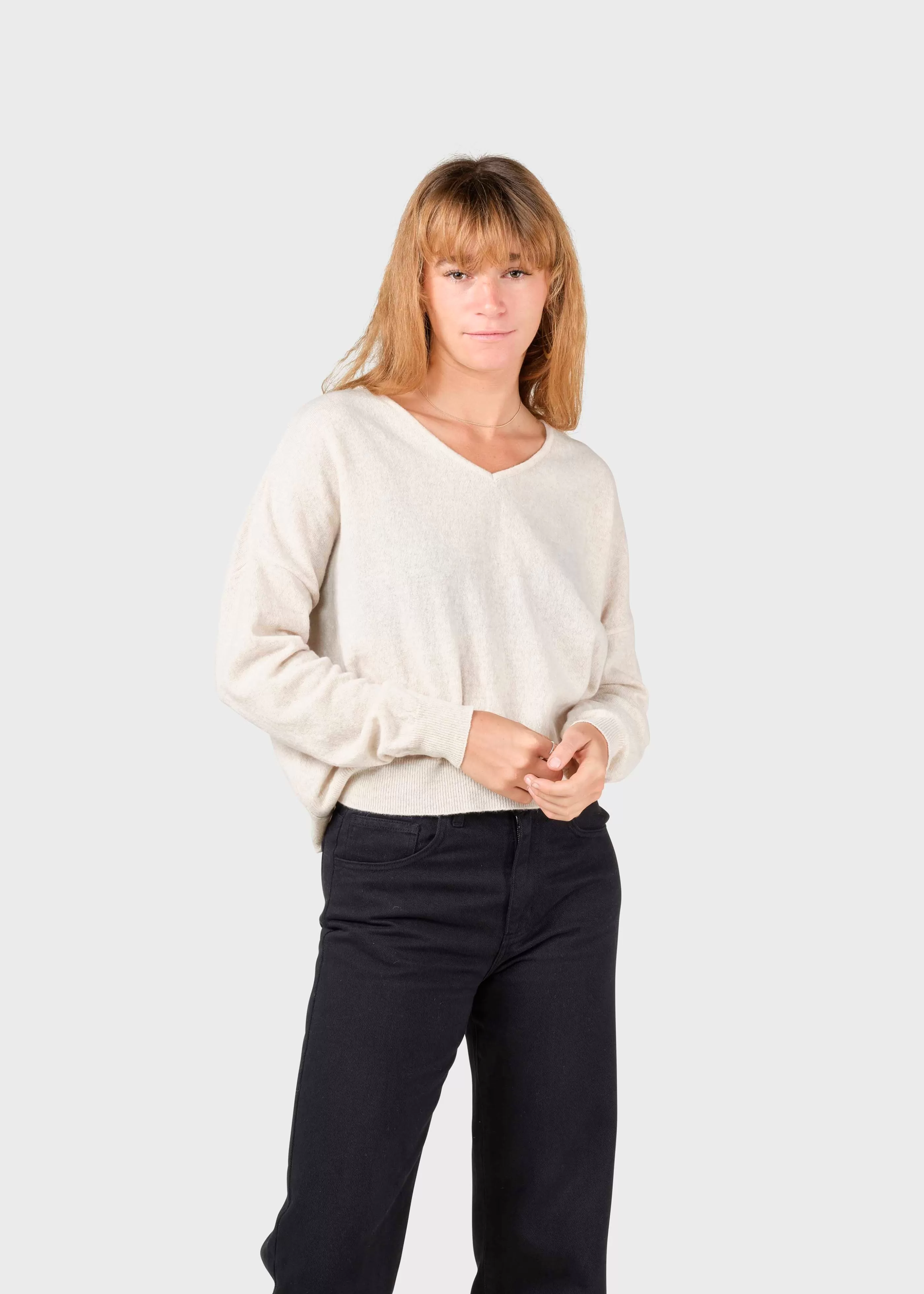 Klitmoller Collective Vanessa knit - Pastel sand- Strick