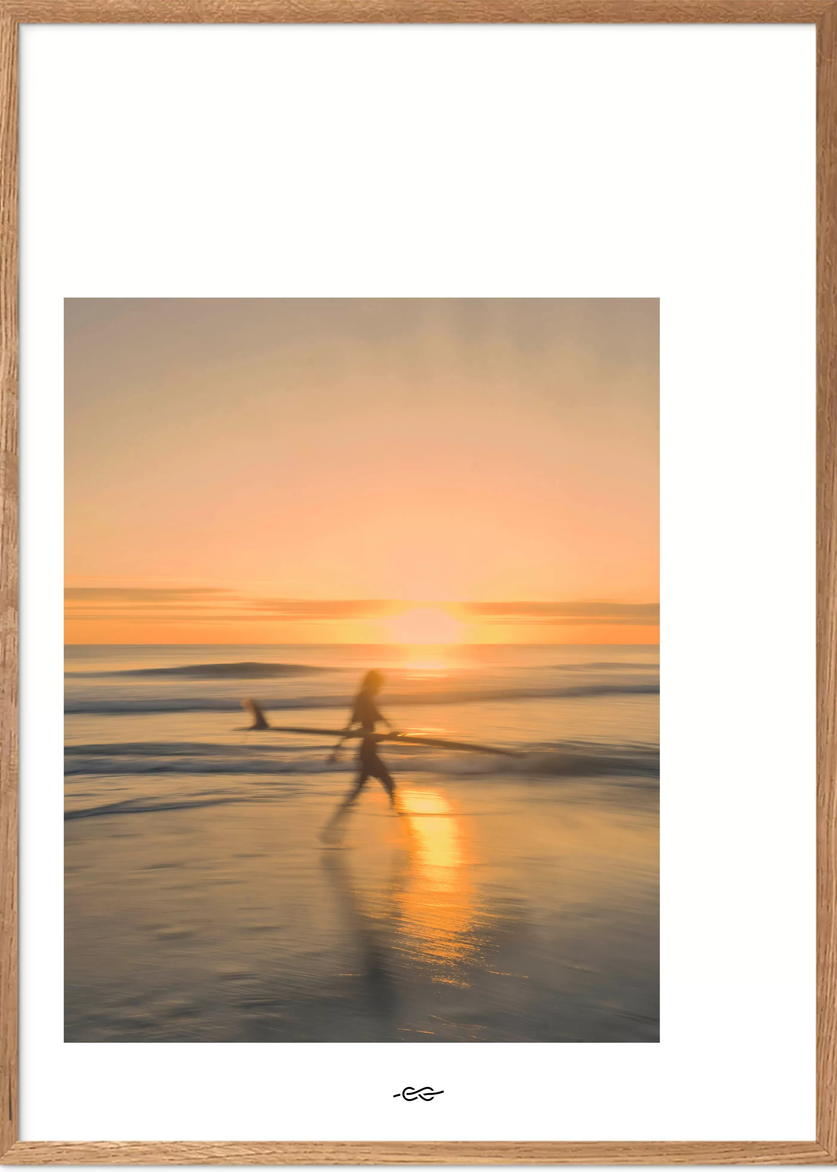 Klitmoller Collective White space - Sunset walk 40x50 - Poster- Posters 40x50