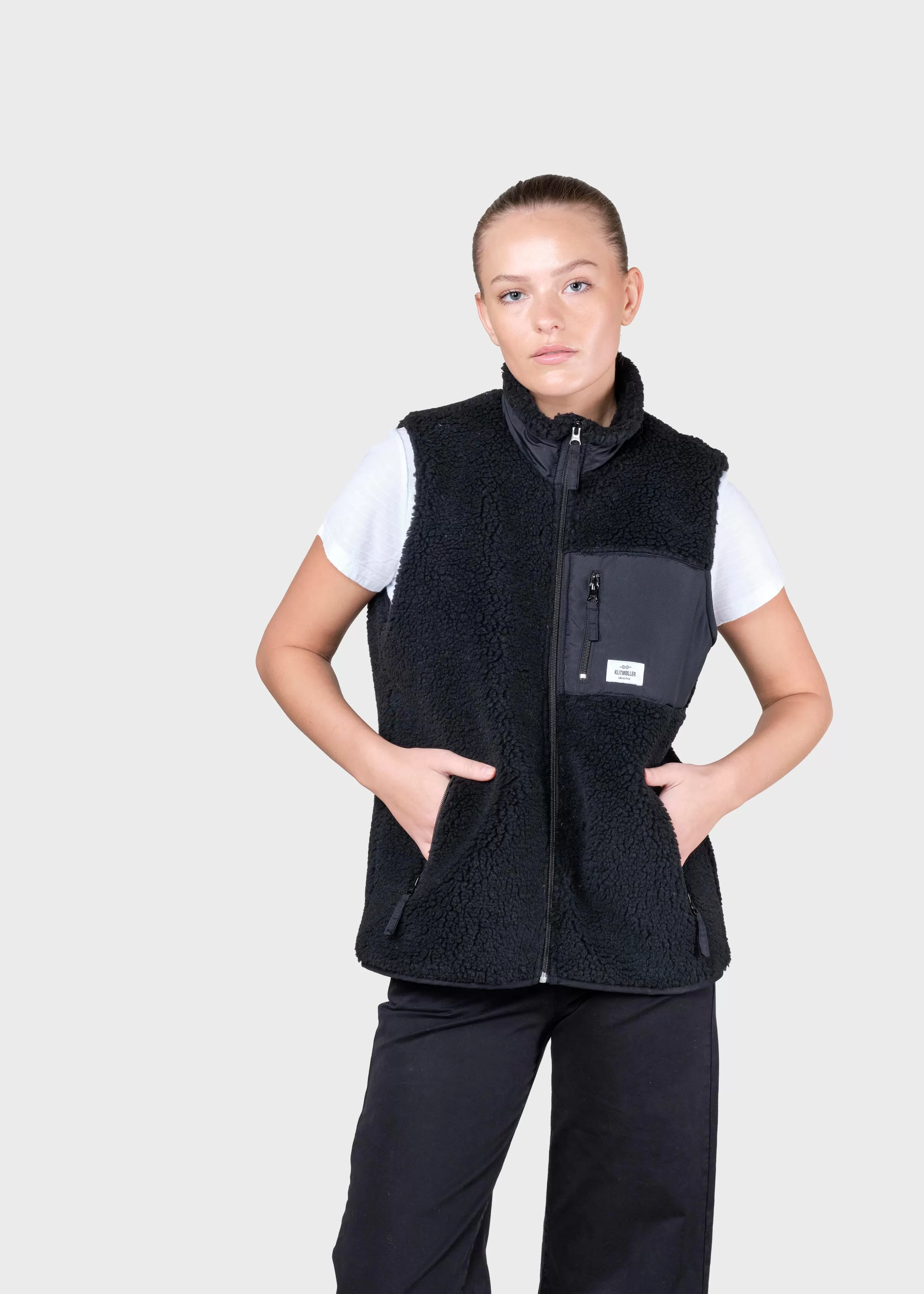 Klitmoller Collective Womens fleece vest - - Jacken