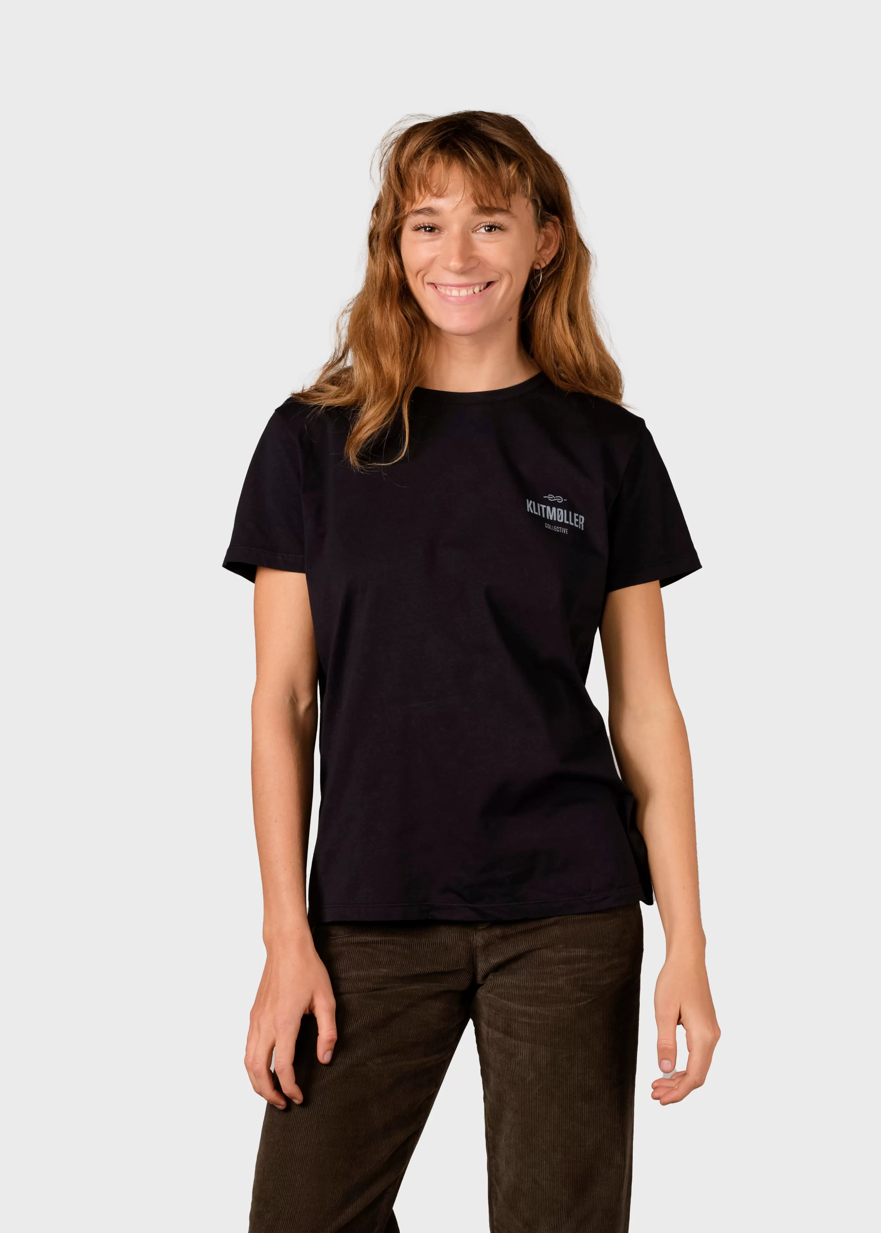 Klitmoller Collective Womens small logo tee - - T-shirts